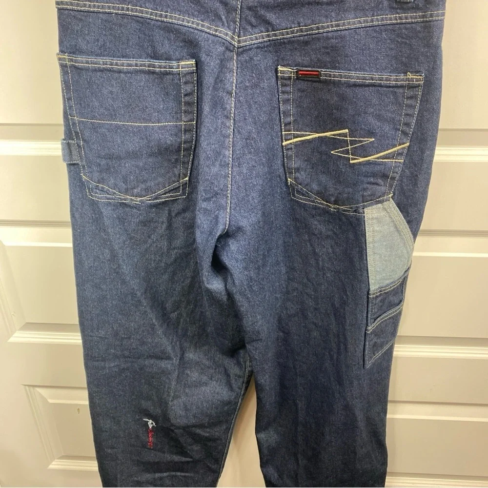 FUBU THE COLLECTION- Mens 36x34 Jeans Patchwork Baggy Wide Grunge Street